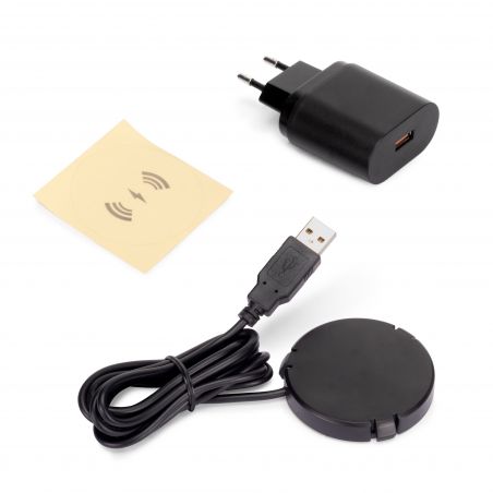 Chargeur sans fil Airtop 2 pour mobile, Ø60mm, 5V DC 2A (QI-10W) Chargeur sans fil Airtop 2 pour mobile, Ø60mm, 5V DC 2A (QI-10W)