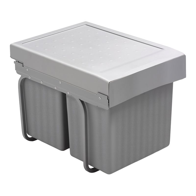 Poubelle coulissante 32L 2 bacs