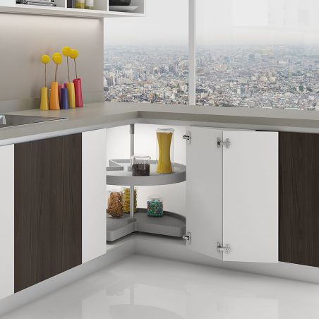 Tourniquet 3/4 Shelvo pour caisson de 900 mm, Gris Tourniquet 3/4 Shelvo pour caisson de 900 mm, Gris