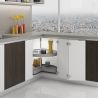 Tourniquet 3/4 Shelvo pour caisson de 900 mm, Gris Tourniquet 3/4 Shelvo pour caisson de 900 mm, Gris