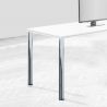 Lot de 4 pieds pour table, hauteur 710 - 730 mm, Ø 60 mm, Chromé Lot de 4 pieds pour table, hauteur 710 - 730 mm, Ø 60 mm, Chromé