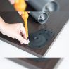 Lot de 4 pieds pour table, hauteur 710 - 730 mm, Ø 60 mm, Chromé Lot de 4 pieds pour table, hauteur 710 - 730 mm, Ø 60 mm, Chromé