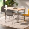 Lot de 4 pieds pour table, hauteur 710 - 730 mm, Ø 60 mm, Chromé Lot de 4 pieds pour table, hauteur 710 - 730 mm, Ø 60 mm, Chromé