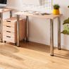 Lot de 4 pieds pour table, hauteur 710 - 730 mm, Ø 60 mm, Chromé Lot de 4 pieds pour table, hauteur 710 - 730 mm, Ø 60 mm, Chromé