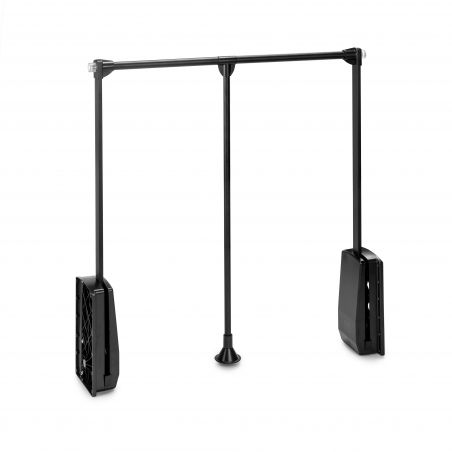 Penderie rabattable Hang pour armoire de largeur 830 à 1150 mm, Noir Penderie rabattable Hang pour armoire de largeur 830 à 1150 mm, Noir