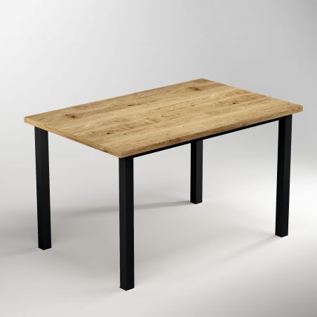 Piètement de table avec pieds carrés et cadre, hauteur 710 mm, Noir Piètement de table avec pieds carrés et cadre, hauteur 710 mm, Noir