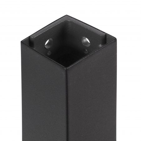 Piètement de table avec pieds carrés et cadre, hauteur 710 mm, Noir Piètement de table avec pieds carrés et cadre, hauteur 710 mm, Noir