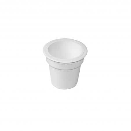 Lot de 5 portes-objets, Pot blanc Lot de 5 portes-objets, Pot blanc