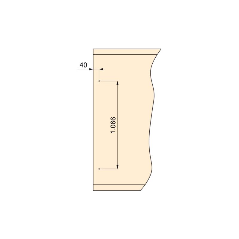 Miroir extractible avec rangements pour intérieur d'armoire, Moka