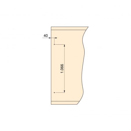Miroir extractible avec rangements pour intérieur d'armoire, Moka Miroir extractible avec rangements pour intérieur d'armoire, Moka