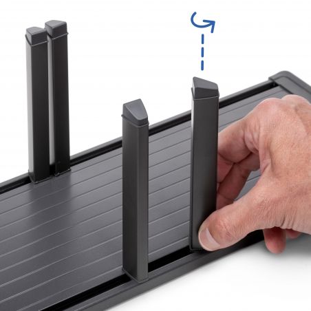 Porte-assiettes Orderbox vertical pour tiroir, Gris anthracite Porte-assiettes Orderbox vertical pour tiroir, Gris anthracite