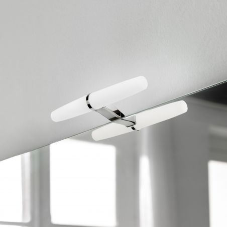 Spot LED pour miroir de salle de bain Gemini (AC 230V 50Hz), 6 W, Chromé Spot LED pour miroir de salle de bain Gemini (AC 230V 50Hz), 6 W, Chromé