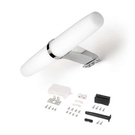 Spot LED pour miroir de salle de bain Gemini (AC 230V 50Hz), 6 W, Chromé Spot LED pour miroir de salle de bain Gemini (AC 230V 50Hz), 6 W, Chromé