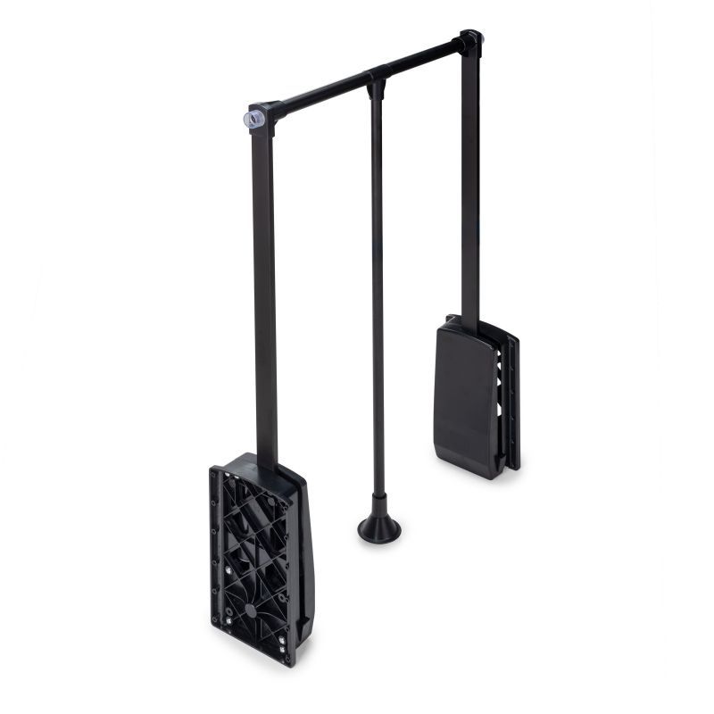 Penderie rabattable Hang pour armoire de largeur 450 à 600 mm, Noir