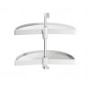 Touniquet 1/2 lune Shelvo pour caisson de 900 mm, Blanc Touniquet 1/2 lune Shelvo pour caisson de 900 mm, Blanc