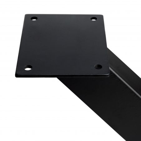 Lot de 2 pieds Cross pour table, hauteur 695 mm, Noir Lot de 2 pieds Cross pour table, hauteur 695 mm, Noir