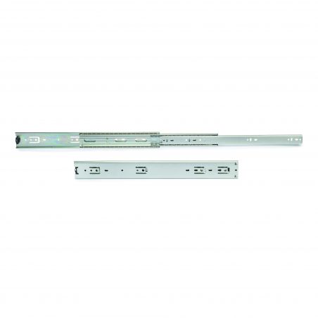 Lot de 4 coulisses roulement à billes pour charges lourdes, hauteur 51mm, profondeur 400mm, sortie totale Lot de 4 coulisses roulement à billes pour charges lourdes, hauteur 51mm, profondeur 400mm, sortie totale