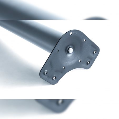 Lot de 4 pieds pour table, hauteur 830 - 850 mm, Ø 60 mm, Nickel satiné Lot de 4 pieds pour table, hauteur 830 - 850 mm, Ø 60 mm, Nickel satiné