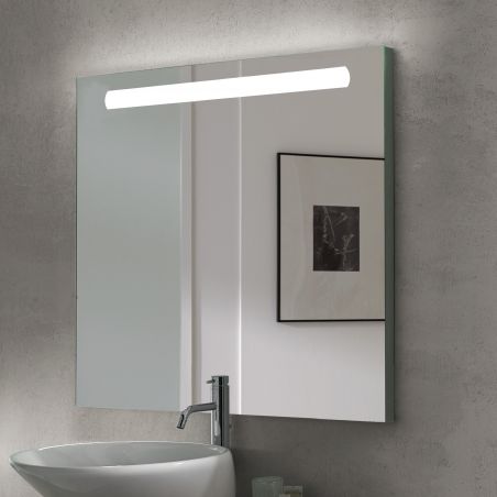 Miroir Pegasus avec éclairage frontal LED, 600 x 700 mm, AC 230V 50Hz, 6 W Miroir Pegasus avec éclairage frontal LED, 600 x 700 mm, AC 230V 50Hz, 6 W