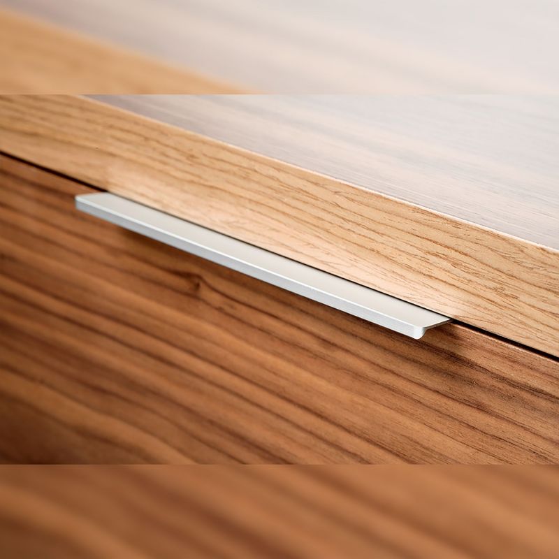 Lot de 25 Poignées Setubal, L 45 mm, entraxe 32 mm, Anodisé mat