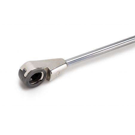 Piston Thin diamètre 12 avec fixations pour porte abattant, course 80mm, Nickelé Piston Thin diamètre 12 avec fixations pour porte abattant, course 80mm, Nickelé