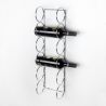 Porte-bouteille Supra pour 6 bouteilles, Chromé Porte-bouteille Supra pour 6 bouteilles, Chromé