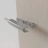 Lot de 10 loqueteaux à visser avec réglage Push Lite, longueur 80mm, Gris Lot de 10 loqueteaux à visser avec réglage Push Lite, longueur 80mm, Gris