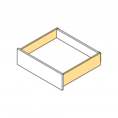 Tiroir Vertex 40 kg hauteur 131 mm, profondeur 450 mm, Gris anthracite