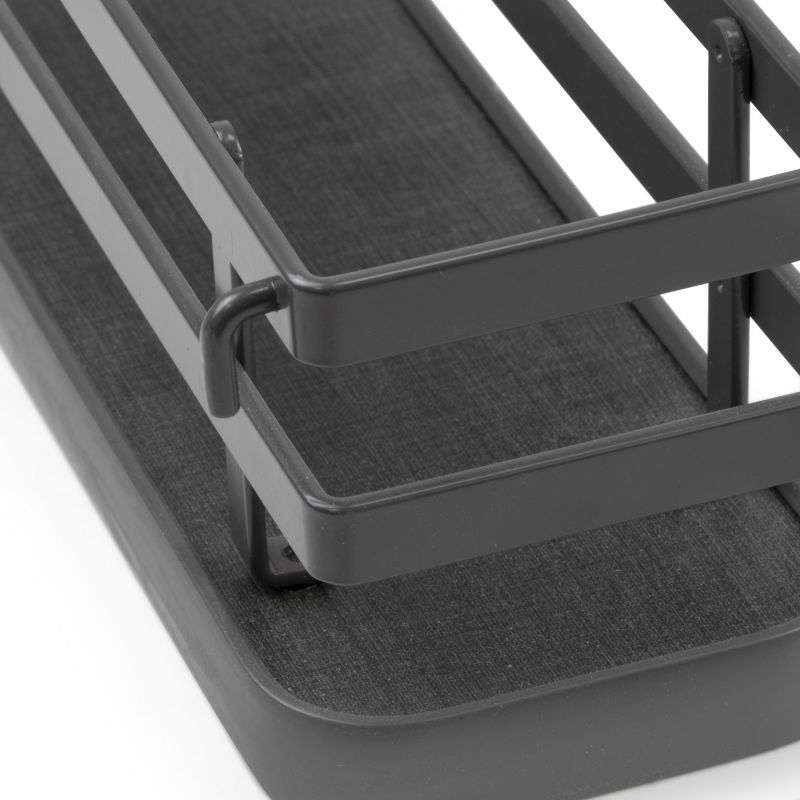 Support à épices avec 3 étagères Titane, Gris anthracite