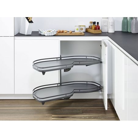 Ferrure Lemans II Arena Style Anthracite Sens Gauche sans amortisseur pour porte de 500 mm Ferrure Lemans II Arena Style Anthracite Sens Gauche sans amortisseur pour porte de 500 mm