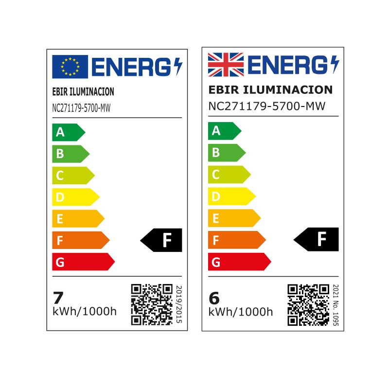 Spot LED pour miroir de salle de bain Aries (AC 230V 50Hz), 7 W, Chromé