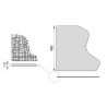 Tapis antidérapant pour tiroirs, Effet Graphique, Gris anthracite Tapis antidérapant pour tiroirs, Effet Graphique, Gris anthracite