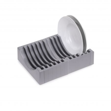 Porte-assiettes pour tiroir, capacité 13 assiettes, Gris Porte-assiettes pour tiroir, capacité 13 assiettes, Gris