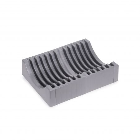 Porte-assiettes pour tiroir, capacité 13 assiettes, Gris Porte-assiettes pour tiroir, capacité 13 assiettes, Gris