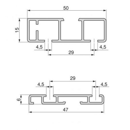 Kit de ferrures Flow2 pour placard 2 portes coulissantes avec rails de surface 2,35m, panneaux non inclus, Noir Kit de ferrures Flow2 pour placard 2 portes coulissantes avec rails de surface 2,35m, panneaux non inclus, Noir