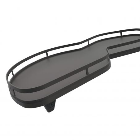 Ferrure Lemans II Arena Style Anthracite Sens Gauche avec amortisseur pour porte de 600 mm Ferrure Lemans II Arena Style Anthracite Sens Gauche avec amortisseur pour porte de 600 mm