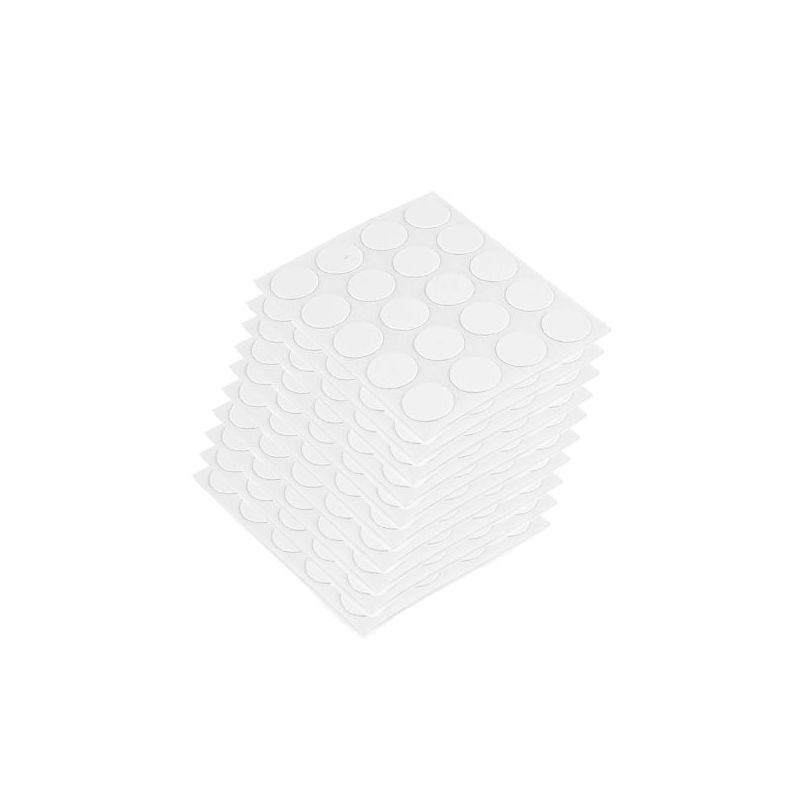 Lot de 1000 bouchons à vis, adhésifs, diamètre 13mm, Blanc