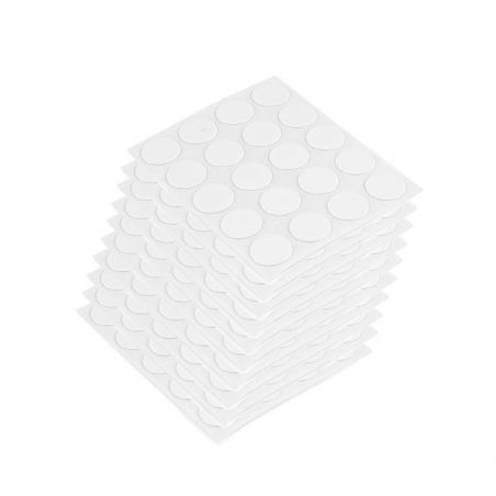 Lot de 1000 bouchons à vis, adhésifs, diamètre 13mm, Blanc
