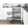 Ferrure Lemans II Arena Style Anthracite Sens Gauche avec amortisseur pour porte de 600 mm Ferrure Lemans II Arena Style Anthracite Sens Gauche avec amortisseur pour porte de 600 mm
