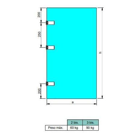 Charnière 40 mm pour porte en verre avec garniture, pour porte de 8-12mm, Noir Charnière 40 mm pour porte en verre avec garniture, pour porte de 8-12mm, Noir