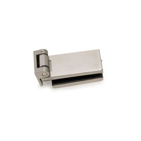 Charnière 34 mm pour porte en verre avec garniture en acier inoxydable, pour porte de 8-12mm, acier inoxydable Charnière 34 mm pour porte en verre avec garniture en acier inoxydable, pour porte de 8-12mm, acier inoxydable