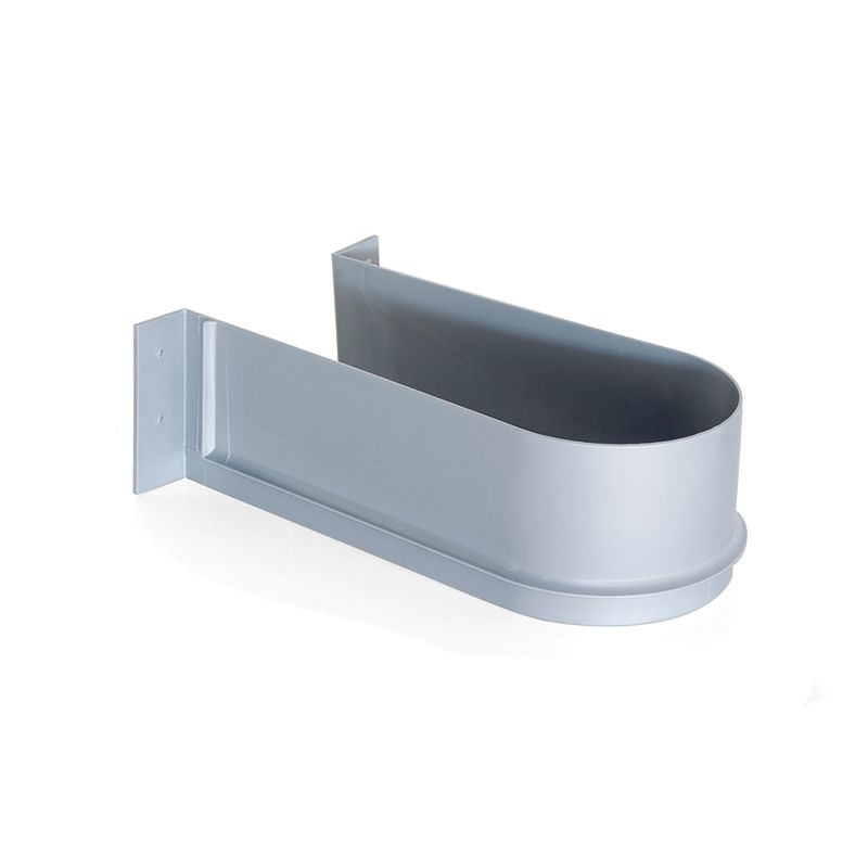 Lot de 10 courbes sous-évier pour tiroir de salle de bain, Gris