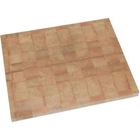 Billot à encastrer en Charme bois debout 500x400x50 mm Billot à encastrer en Charme bois debout 500x400x50 mm