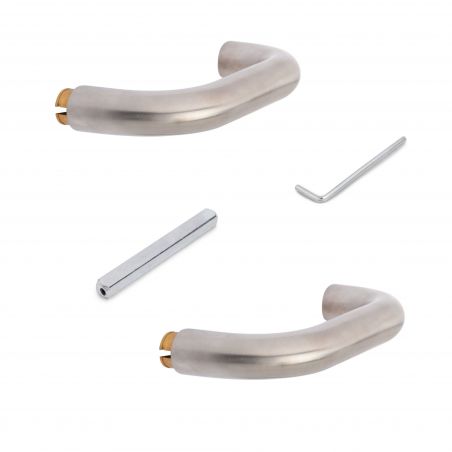 Poignées pour serrure de porte en verre, Modèle en U, Acier inoxydable Poignées pour serrure de porte en verre, Modèle en U, Acier inoxydable