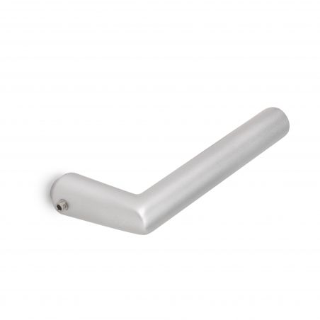 Poignées pour serrure de porte en verre, Modèle en L-R, Anodisé mat Poignées pour serrure de porte en verre, Modèle en L-R, Anodisé mat