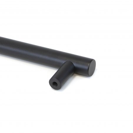 Poignée Pasadena pour porte coulissante en bois, Longueur 240 mm, Tige 180 mm, Noir Poignée Pasadena pour porte coulissante en bois, Longueur 240 mm, Tige 180 mm, Noir
