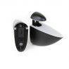 Jeu de 2 supports Pelican pour étagères en bois ou en verre, Noir Jeu de 2 supports Pelican pour étagères en bois ou en verre, Noir