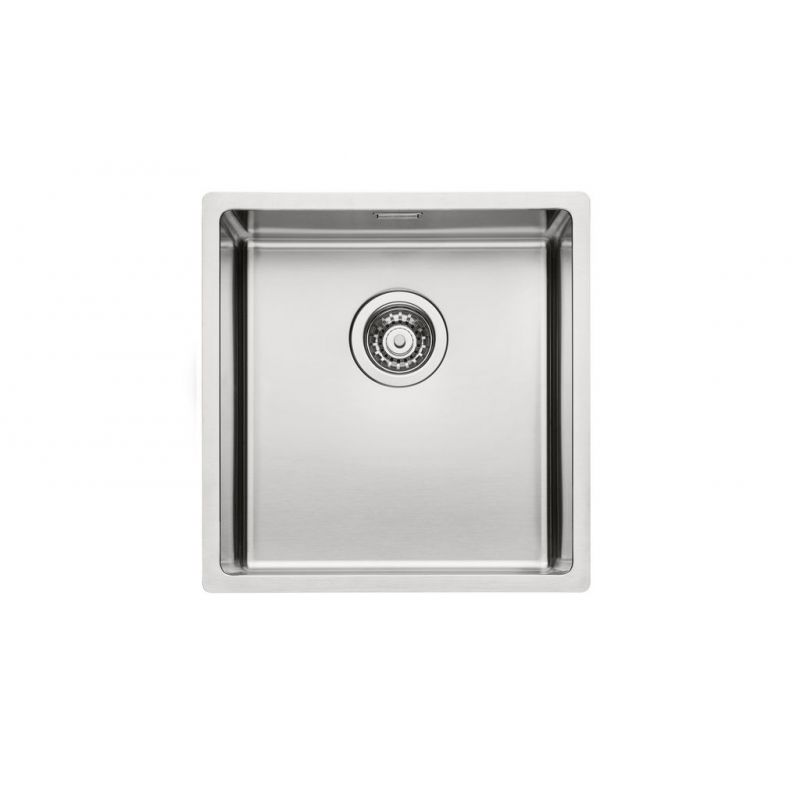 Corno Basso 3, Evier encastrable, acier inox