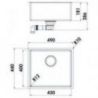 Lot Corno Basso 5, Evier encastrable avec robinetterie Arco 1 Lot Corno Basso 5, Evier encastrable avec robinetterie Arco 1