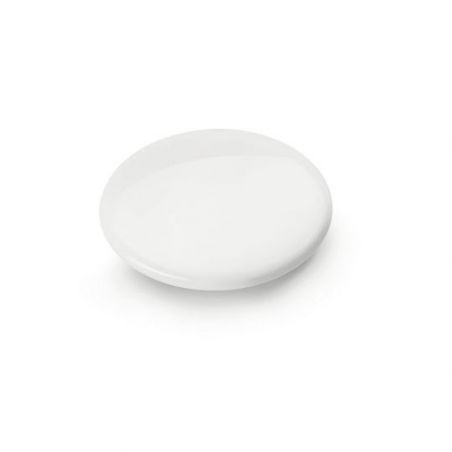 Plaque de recouvrement pour l'écoulement de l'évier, céramique, Blanc brillant Plaque de recouvrement pour l'écoulement de l'évier, céramique, Blanc brillant
